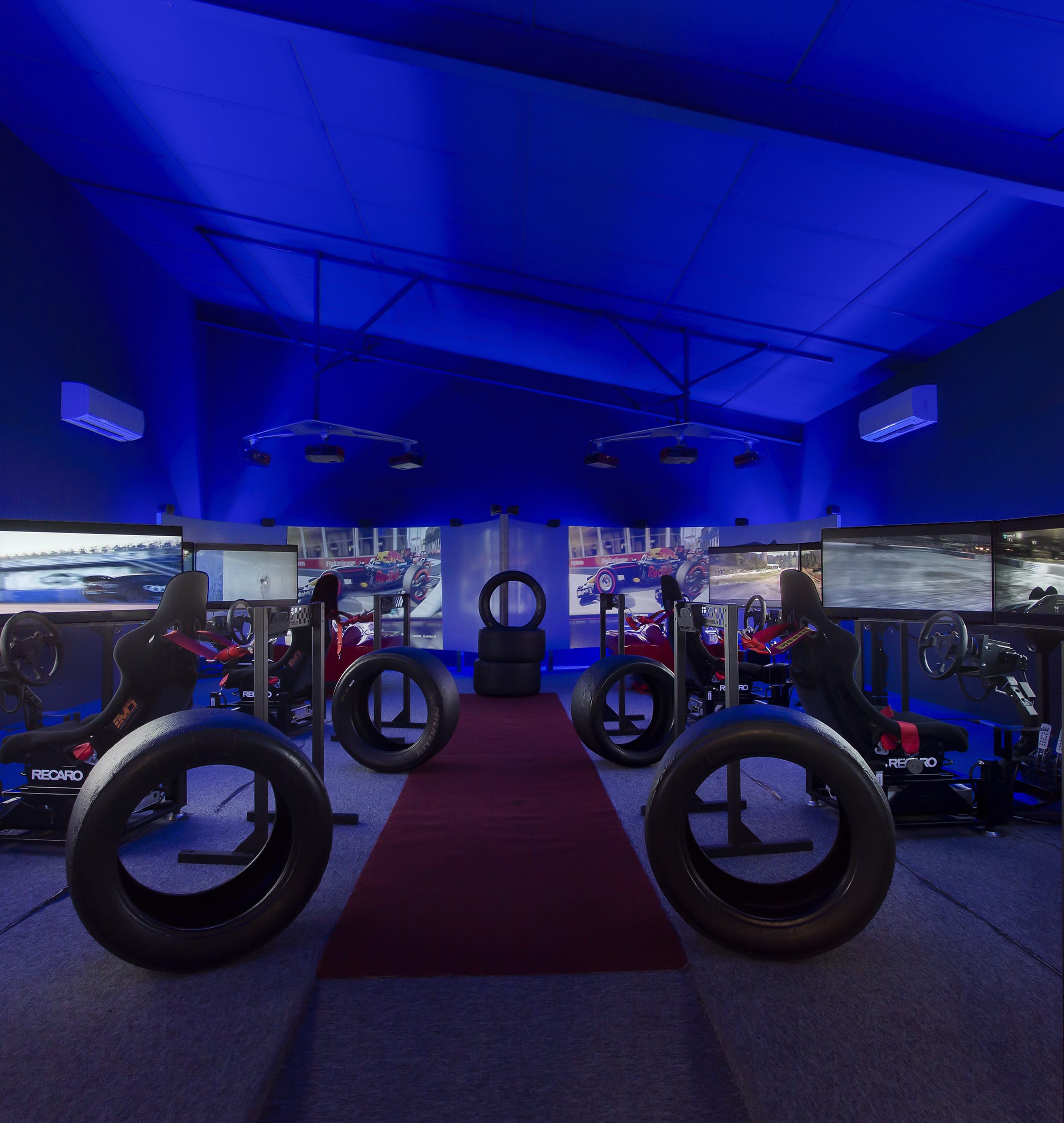 Formula 1 and Rally simulators